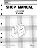 Honda EM650 Shop Manual предпросмотр