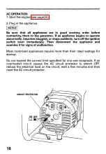 Preview for 18 page of Honda EN2500 Owner'S Manual