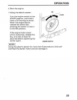 Предварительный просмотр 25 страницы Honda EP3100CX Owner'S Manual