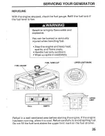 Предварительный просмотр 37 страницы Honda EP3100CX Owner'S Manual