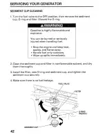 Предварительный просмотр 44 страницы Honda EP3100CX Owner'S Manual