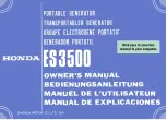 Предварительный просмотр 1 страницы Honda ES3500 Owner'S Manual