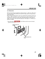 Предварительный просмотр 29 страницы Honda EU 1000i Owner'S Manual