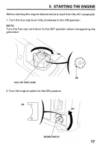 Preview for 19 page of Honda EU20I Owner'S Manual