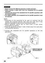 Preview for 28 page of Honda EU20I Owner'S Manual