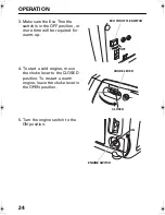 Preview for 26 page of Honda EU22i Owner'S Manual