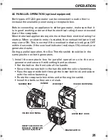 Preview for 33 page of Honda EU22i Owner'S Manual