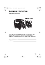 Предварительный просмотр 262 страницы Honda EU70is Owner'S Manual