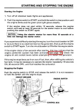 Предварительный просмотр 19 страницы Honda EVD4010 Owner'S Manual