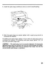 Предварительный просмотр 33 страницы Honda EVD4010 Owner'S Manual