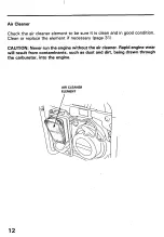 Предварительный просмотр 14 страницы Honda EW140 Owner'S Manual