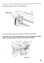 Предварительный просмотр 17 страницы Honda EW140 Owner'S Manual