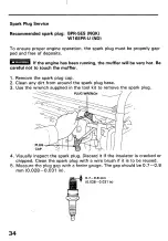 Предварительный просмотр 36 страницы Honda EW140 Owner'S Manual