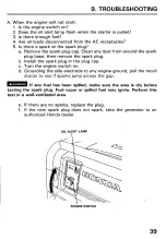 Предварительный просмотр 41 страницы Honda EW140 Owner'S Manual