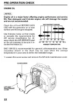 Предварительный просмотр 24 страницы Honda EX700c Owner'S Manual