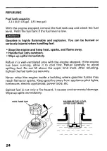 Предварительный просмотр 26 страницы Honda EX700c Owner'S Manual