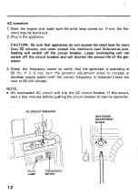 Preview for 14 page of Honda EX800 Owner'S Manual