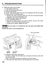 Preview for 26 page of Honda EX800 Owner'S Manual