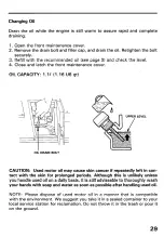 Preview for 31 page of Honda EXW171S Owner'S Manual