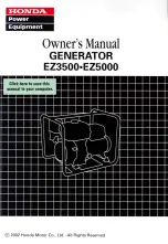 Предварительный просмотр 1 страницы Honda EZ3500 Owner'S Manual