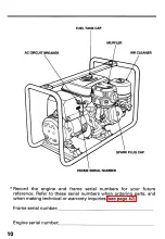 Предварительный просмотр 12 страницы Honda EZ3500 Owner'S Manual