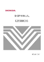 Honda EZ6500CXS Shop Manual preview