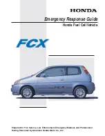 Honda FCX Emergency Response Manual preview