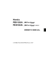 Предварительный просмотр 2 страницы Honda FES125 S-wing Owner'S Manual