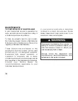 Предварительный просмотр 89 страницы Honda FES125 S-wing Owner'S Manual