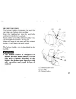 Предварительный просмотр 49 страницы Honda FES250 Owner'S Manual