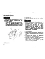 Предварительный просмотр 102 страницы Honda FES250 Owner'S Manual