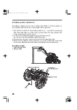 Предварительный просмотр 27 страницы Honda FF 300 Owner'S Manual