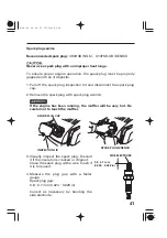 Preview for 42 page of Honda FF 300 Owner'S Manual