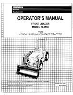 Preview for 1 page of Honda FL6555 Operator'S Manual