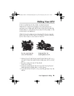 Предварительный просмотр 105 страницы Honda FOREMAN Owner'S Manual