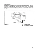 Предварительный просмотр 23 страницы Honda Fourtax 300 4X4 1991 Owner'S Manual