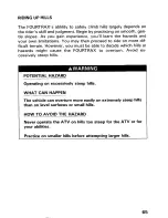 Preview for 69 page of Honda Fourtax 300 4X4 1991 Owner'S Manual