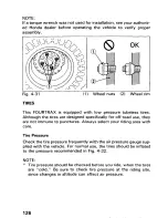 Preview for 130 page of Honda Fourtax 300 4X4 1991 Owner'S Manual