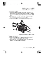 Предварительный просмотр 95 страницы Honda FOURTRAX 2009 Owner'S Manual