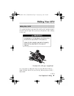 Preview for 101 page of Honda FOURTRAX 2018 Owner'S Manual