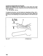 Предварительный просмотр 126 страницы Honda Fourtrax 300 Owner'S Manual