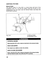 Preview for 32 page of Honda Fourtrax 400EX 1999 Owner'S Manual