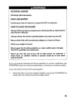 Preview for 69 page of Honda Fourtrax 400EX 1999 Owner'S Manual