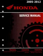 Honda FourTrax Foreman Rubicon 2005 Service Manual предпросмотр