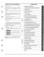 Preview for 3 page of Honda FourTrax Foreman Rubicon 2005 Service Manual