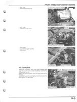 Preview for 283 page of Honda FourTrax Foreman Rubicon 2005 Service Manual