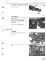 Preview for 329 page of Honda FourTrax Foreman Rubicon 2005 Service Manual