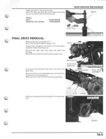 Preview for 409 page of Honda FourTrax Foreman Rubicon 2005 Service Manual