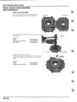 Preview for 416 page of Honda FourTrax Foreman Rubicon 2005 Service Manual