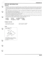 Preview for 499 page of Honda FourTrax Foreman Rubicon 2005 Service Manual